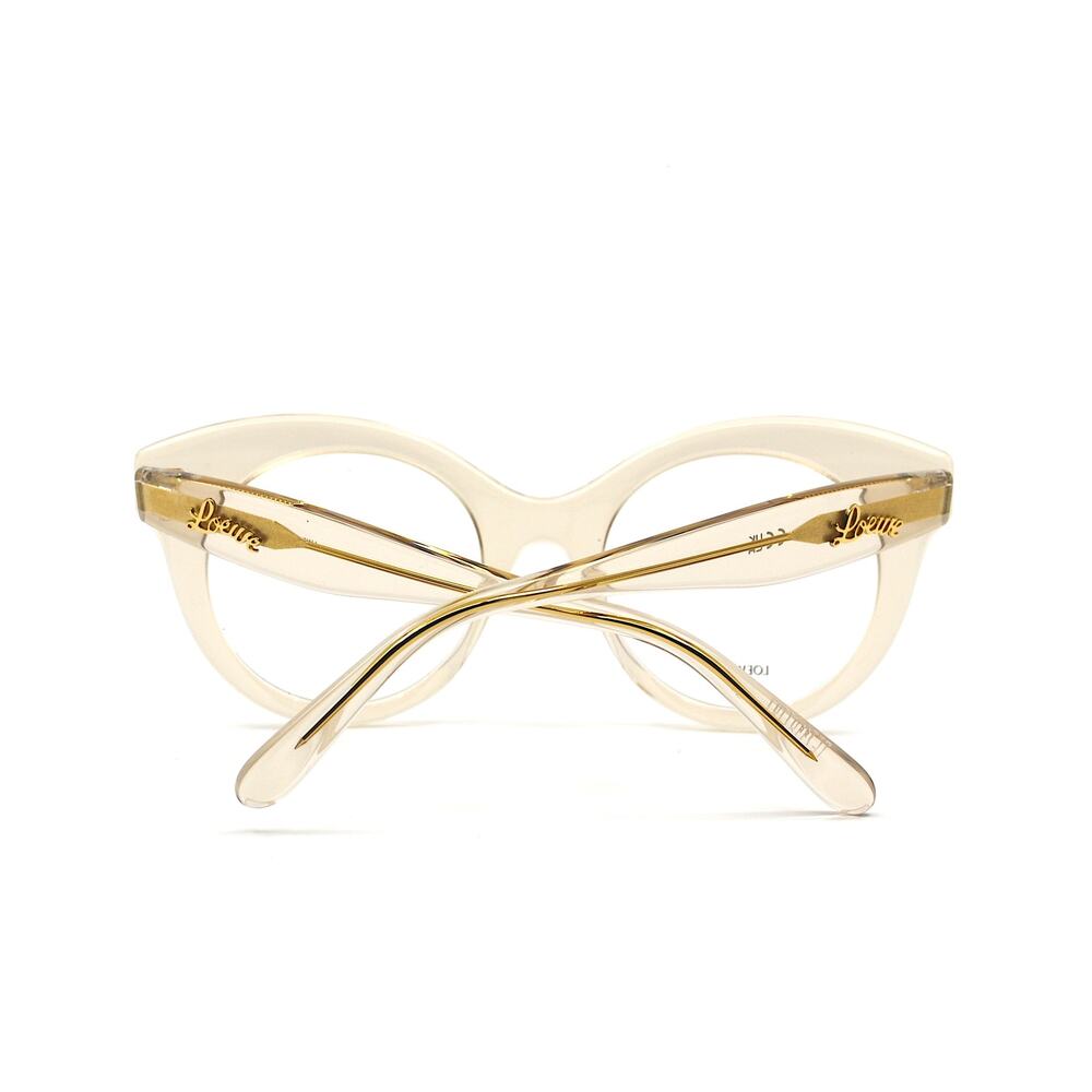 NEW LOEWE LW50074I 057 TRANSPARENT BROWN WOMEN'S EYEGLASSES FRAME - Picture 8 of 13